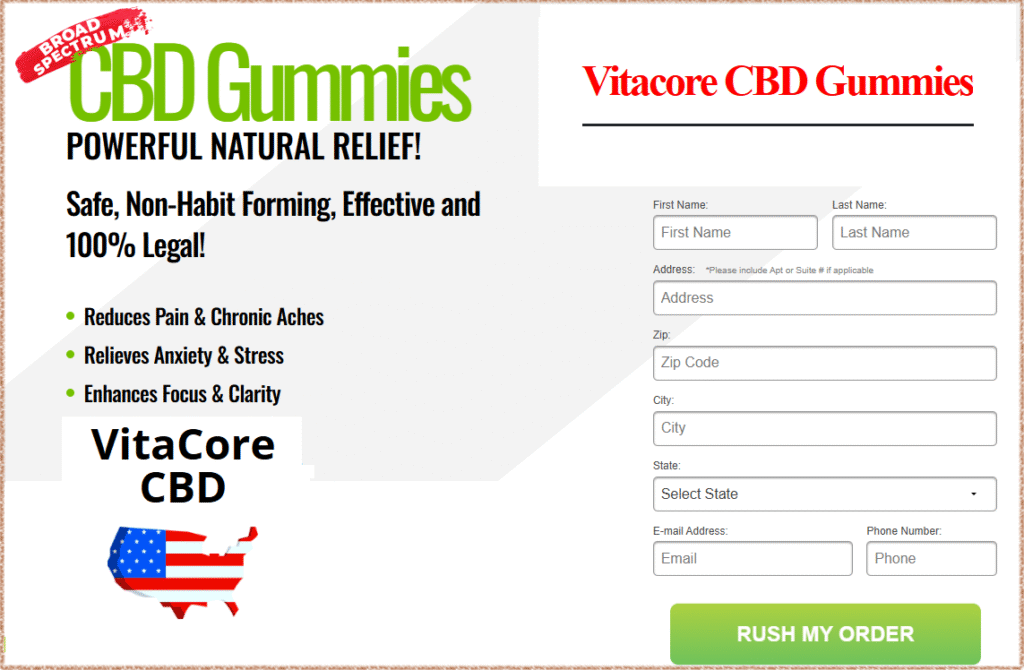 VitaCore CBD Gummies Order
